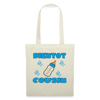 BIENTOT COUSIN - Sac en tissu - nature - Devant