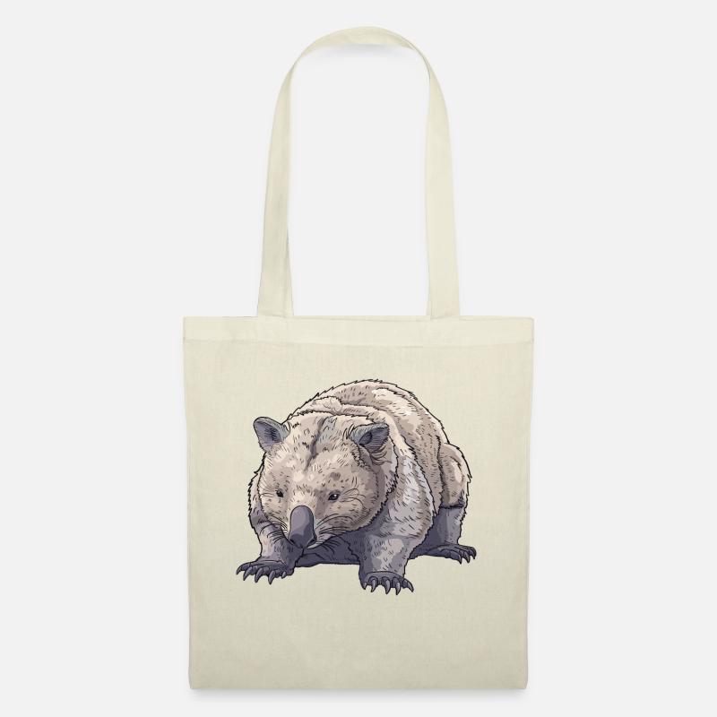 Wombat - Stoffbeutel - Natur