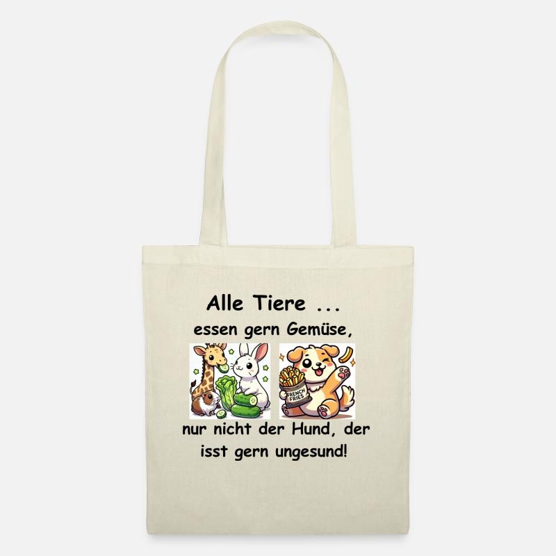 Der Hund - Tierhumor mit Schmunzelgarantie! - Stoffbeutel - Natur