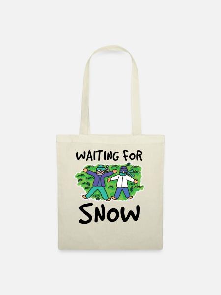 Schnee - Stoffbeutel - Natur