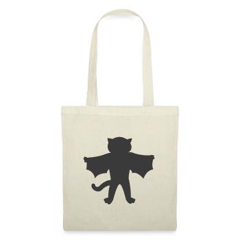 Cat dresses up as a vampire Halloween - Tote Bag - nature - Front