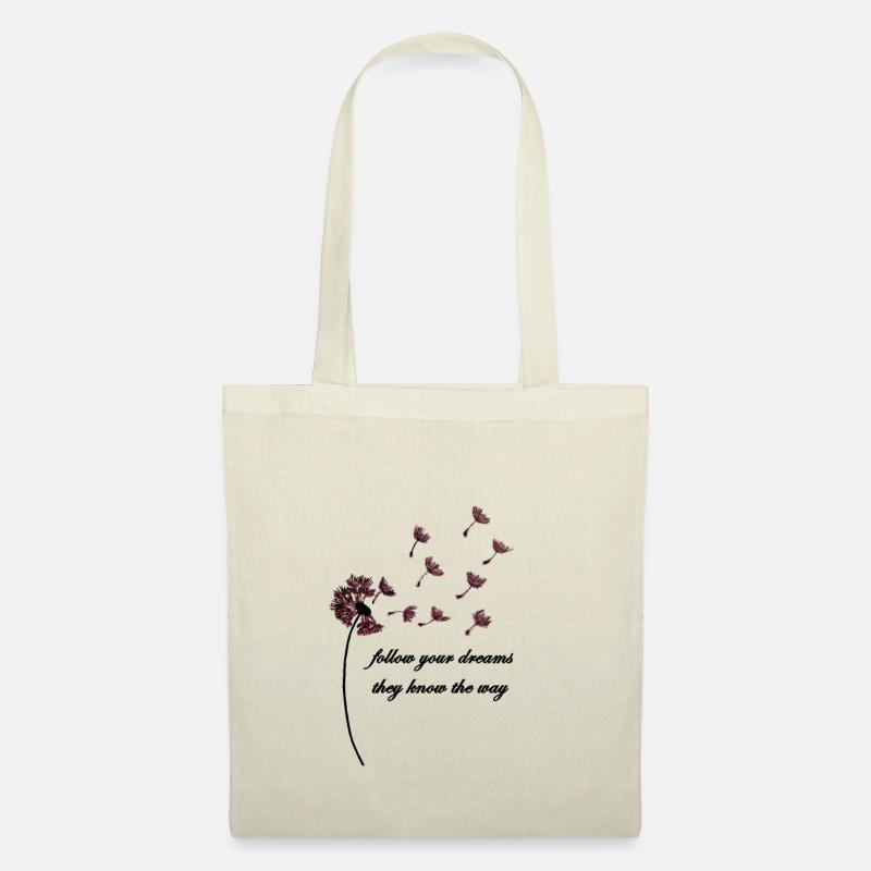 Pusteblume follow your dreams - Stoffbeutel - Natur