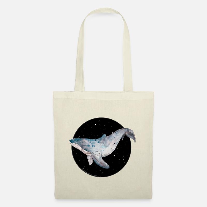 Space Whale - Stoffbeutel - Natur