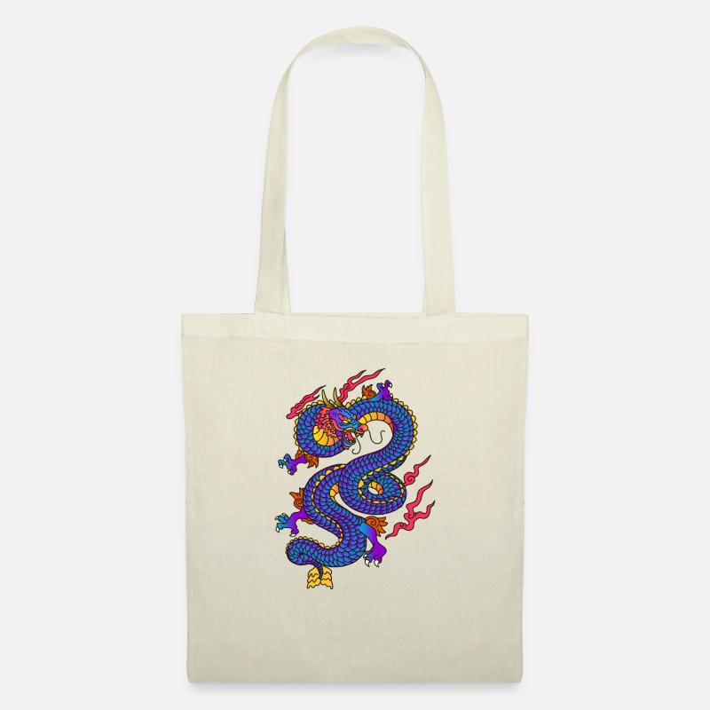 Drache - Stoffbeutel - Natur