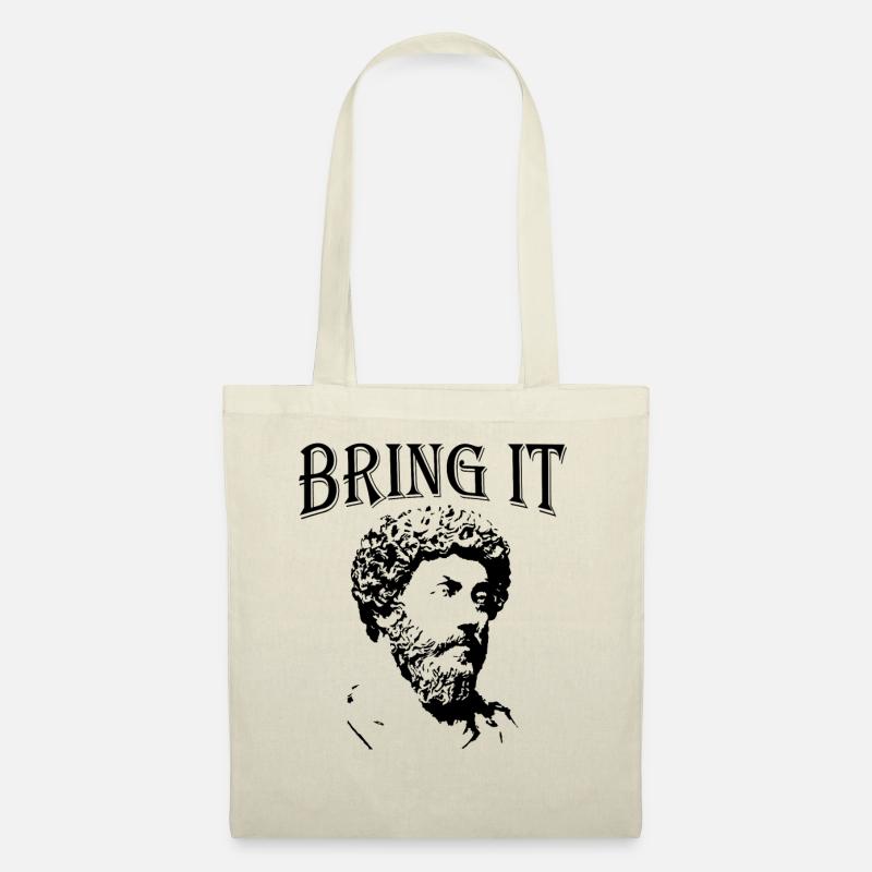 Bringen Sie es | Marcus Aurelius Stoizismus - Stoffbeutel - Natur