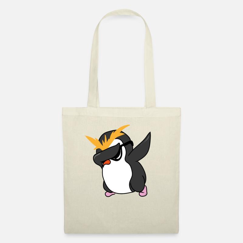 Pinguin Dab - Stoffbeutel - Natur