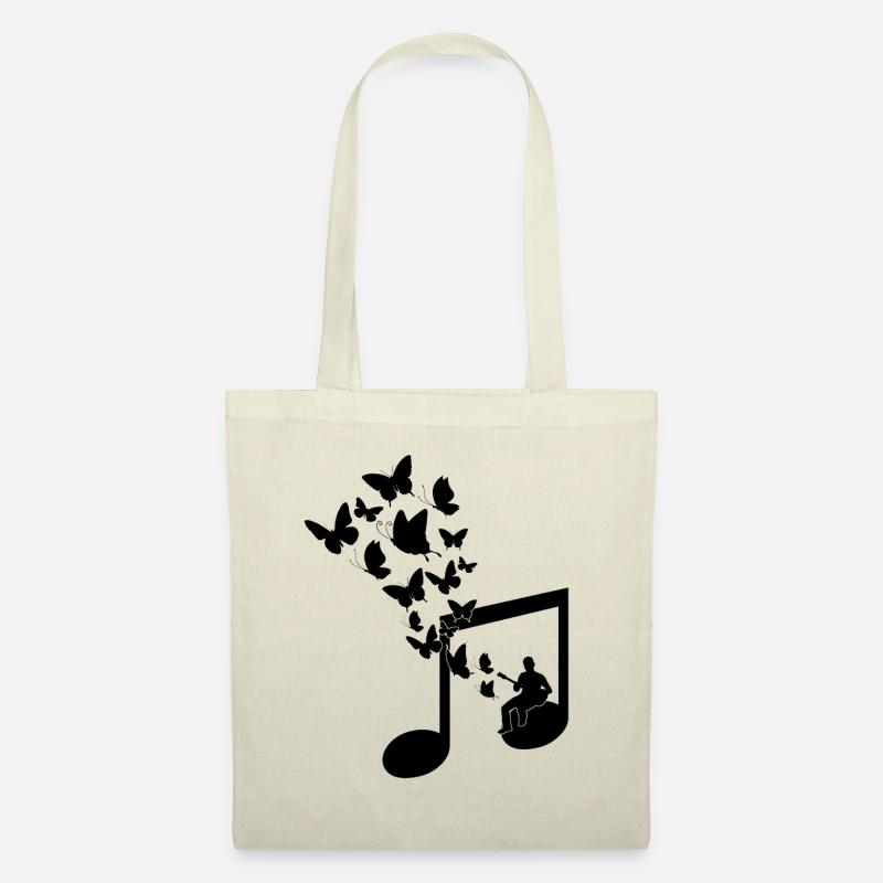 Musiker Gitarre Geschenk - Stoffbeutel - Natur