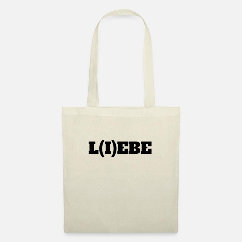 L(I)EBE - Stoffbeutel - Natur
