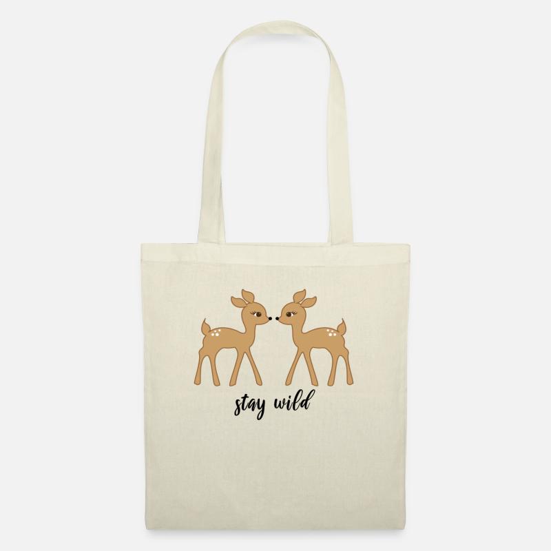 STAY WILD - Stoffbeutel - Natur