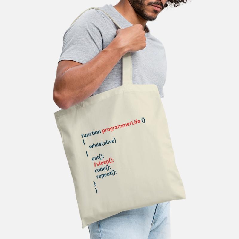 Computerprogrammierer Codierer Software Engineers Geschenk Stoffbeutel