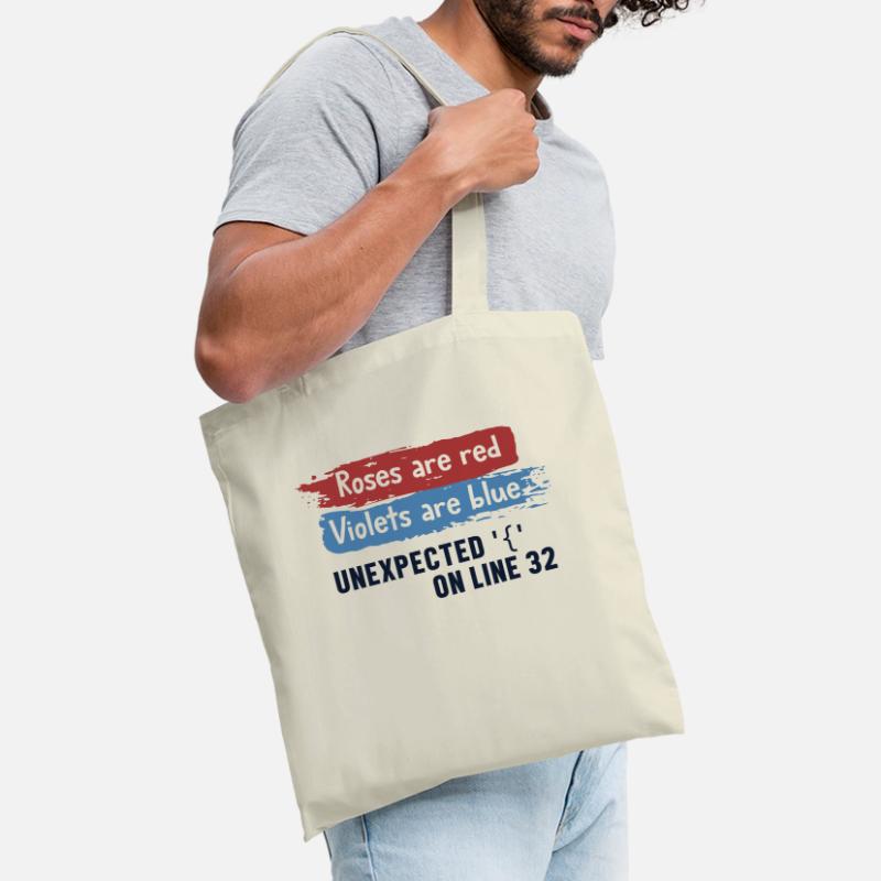 Unexpected { on Line 32 Engineer Coder Software Tote Bag