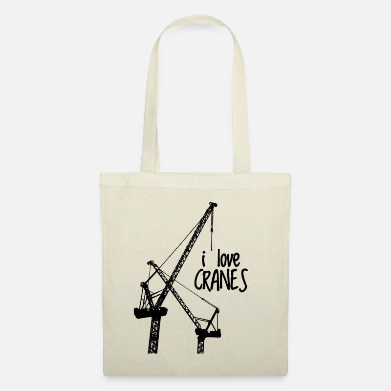 I love cranes crane crane operator construction site gift - Tote Bag - nature