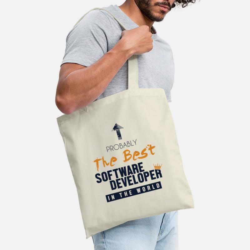 Best Software Developer World Developer Coder Sac en tissu