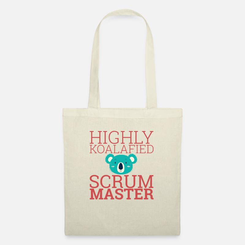 "Scrum Master Koalafied | "Scrum Master"" - Stoffbeutel - Natur