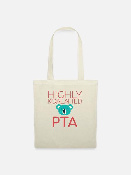 "PTA Koalafied | Apotheke" - Stoffbeutel - Natur