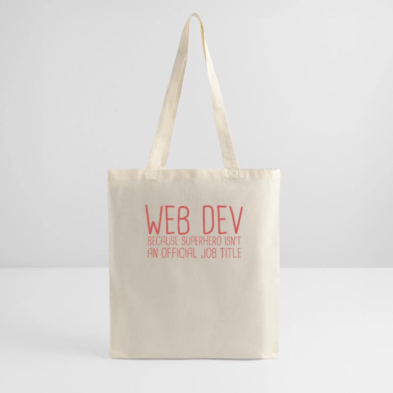 "Web Developer Superhero | Web Developer" Tote Bag