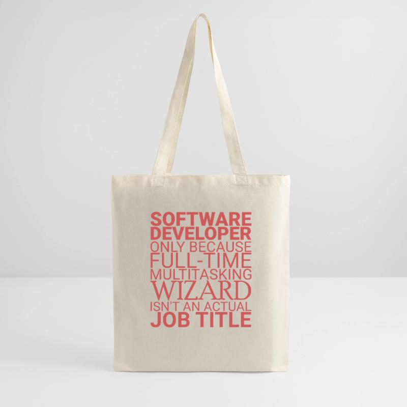 "Software Developer Wizard | Programmierer" Stoffbeutel