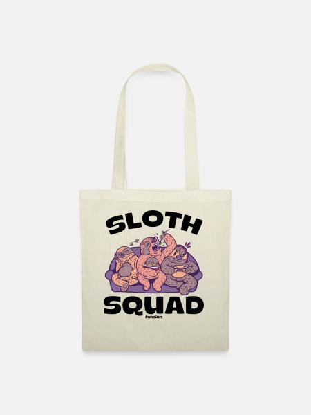 Sloth Squad - Stoffbeutel - Natur