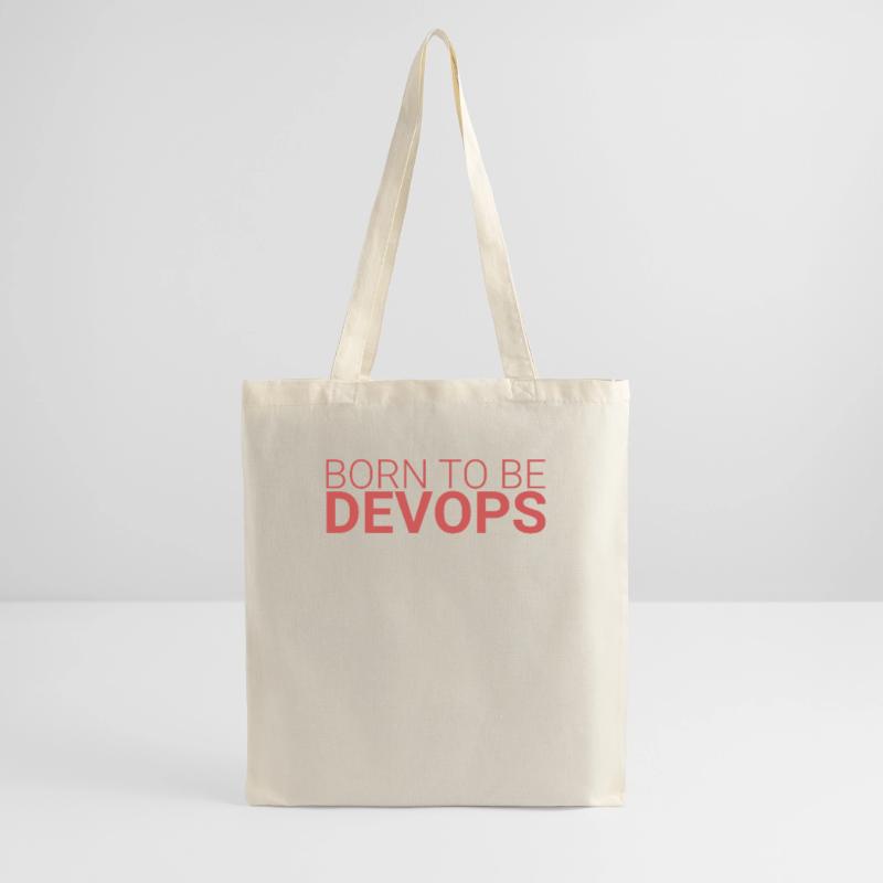 "DevOps Born | Software Development" Tote Bag