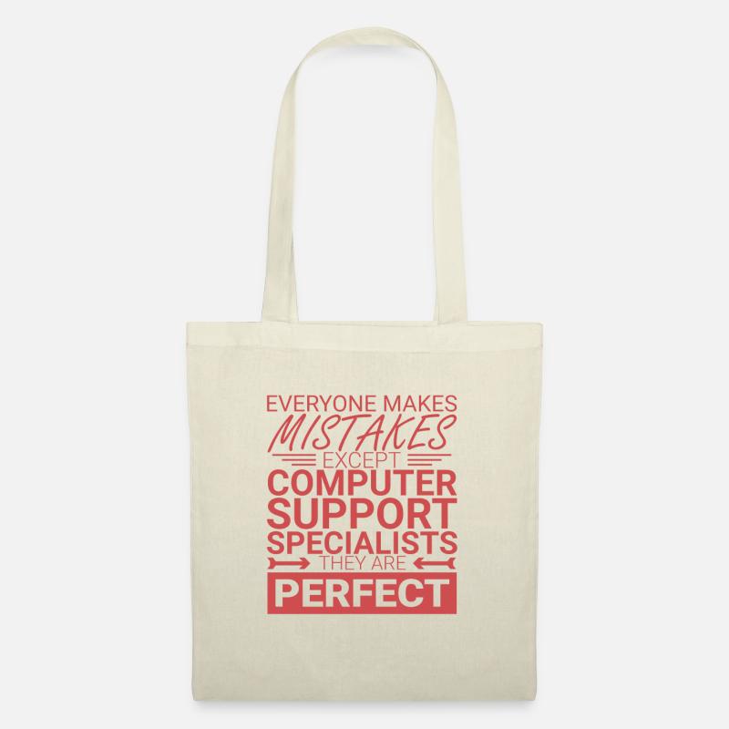 "Computer Support Specialist Perfect | IT-Support" - Stoffbeutel - Natur