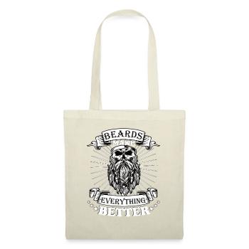 Beards make everything better - Tote Bag - nature - Front