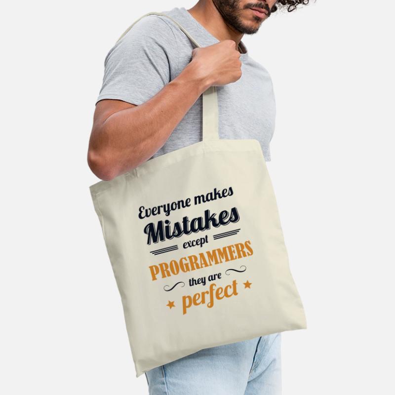 Programmers are Perfect Developer Coder Stoffbeutel