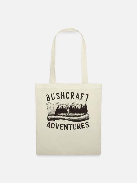 Bushcrafter Survival offroads Outdoor-Camping - Stoffbeutel - Natur
