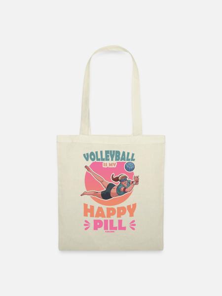 Volleyball - Stoffbeutel - Natur