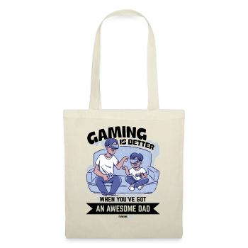 Father Papa Son Child Father's Day Gift - Tote Bag - nature - Front