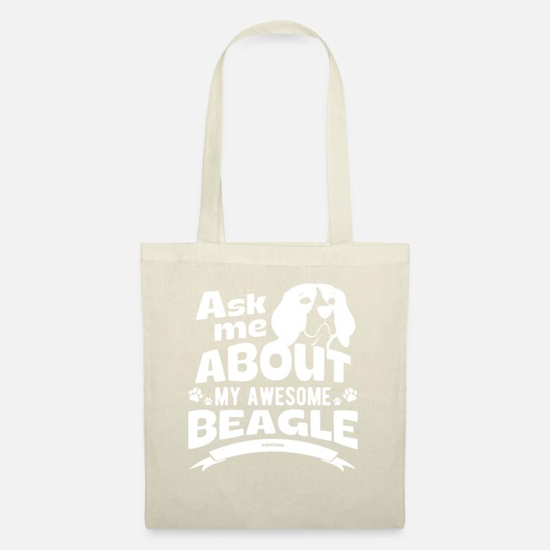 Beagle - Stoffbeutel - Natur