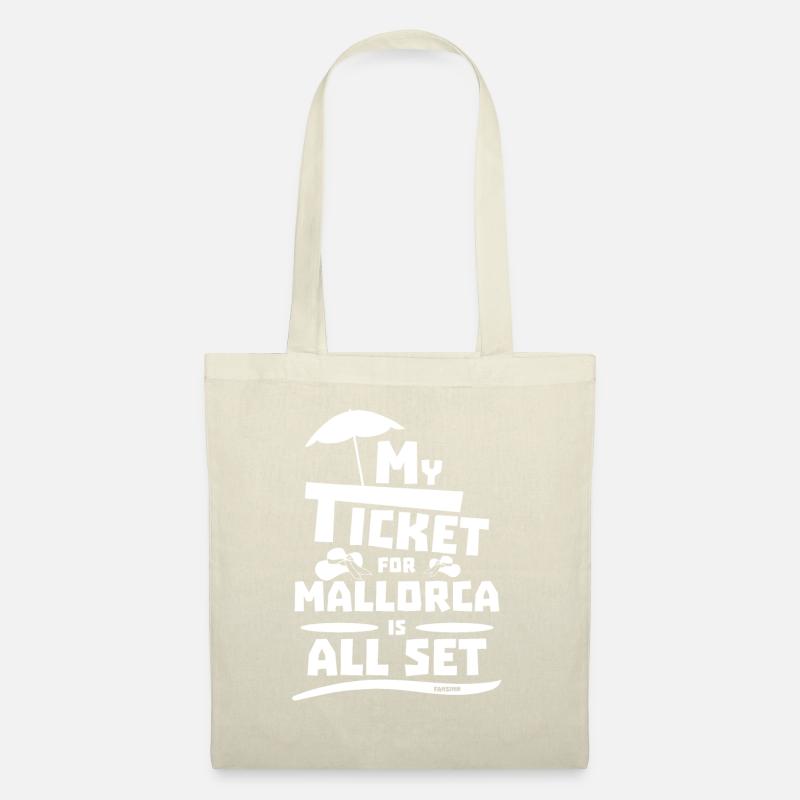 Urlaub auf Mallorca - Stoffbeutel - Natur