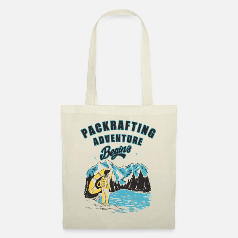 Packraft-Kajak Packraft-rafting Paddel-Rafting - Stoffbeutel - Natur
