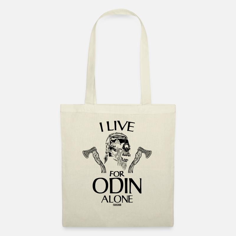 Odin Wikinger Gott - Stoffbeutel - Natur