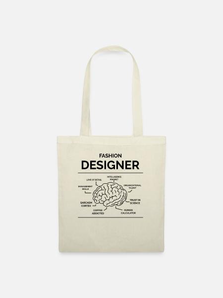 Modedesigner - Stoffbeutel - Natur