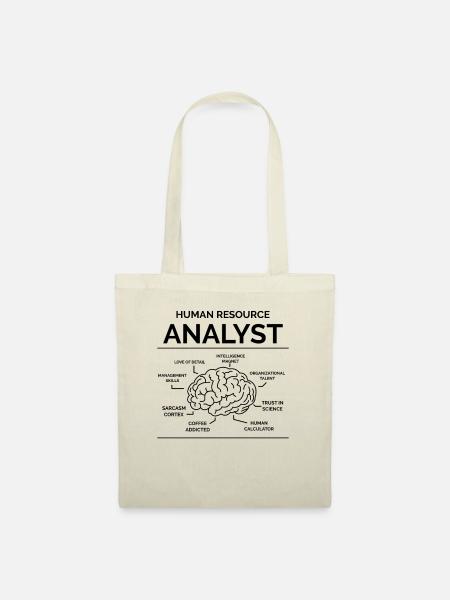 Analyst für Humanressourcen - Stoffbeutel - Natur