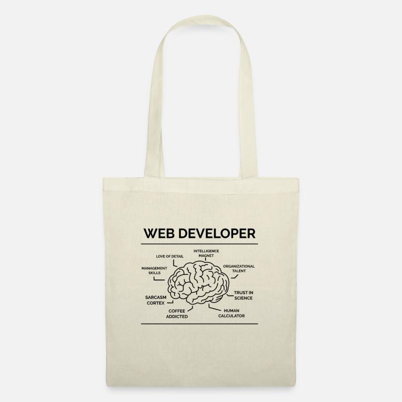 Web Entwickler Programmierer - Stoffbeutel - Natur