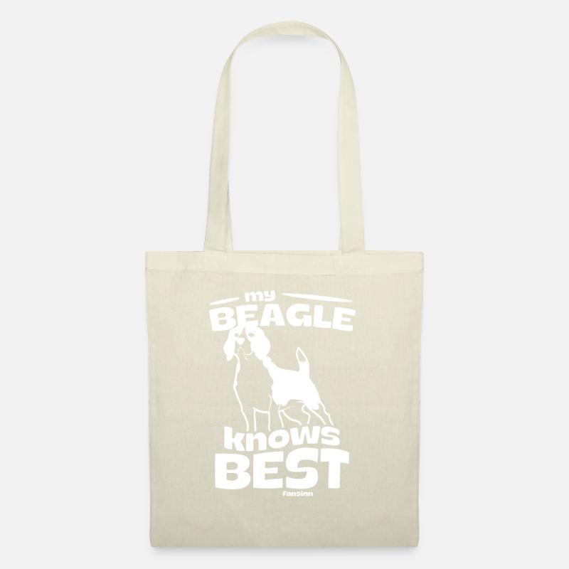 Beagle - Stoffbeutel - Natur