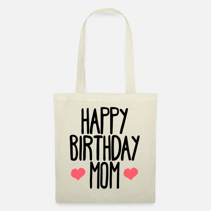 Geburtstag Mutter Happy Birthday - Stoffbeutel - Natur
