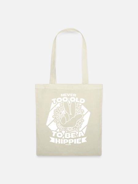 alter Hippie - Stoffbeutel - Natur