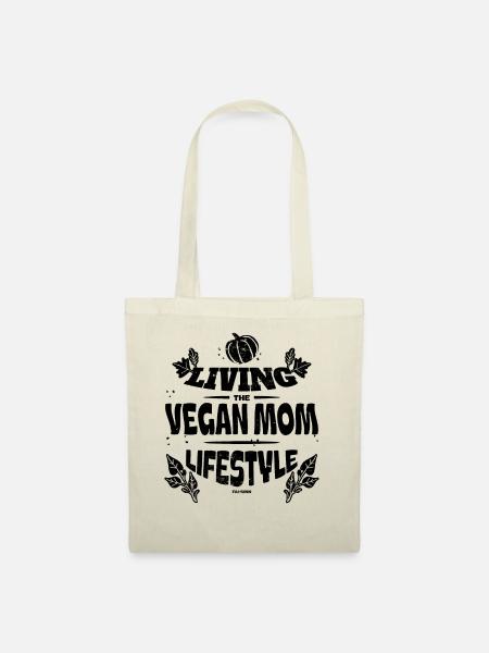 coole vegane Mutter - Stoffbeutel - Natur