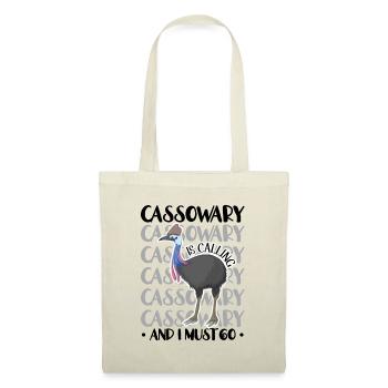 Cassowary Is Calling And I Must Go - Stoffbeutel - Natur - Vorne