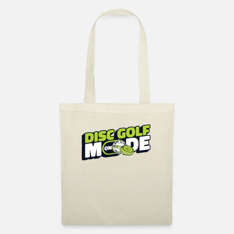 Disc Golf Mode On Frisbee Golf Korb Scheibe - Stoffbeutel - Natur