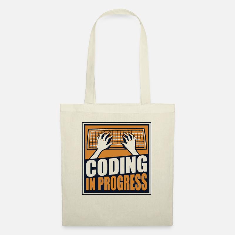 Coding In Progress Softwareingenieur Developer - Stoffbeutel - Natur