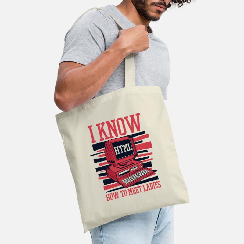 Je sais chaud pour rencontrer des dames Developer Coder Sac en tissu