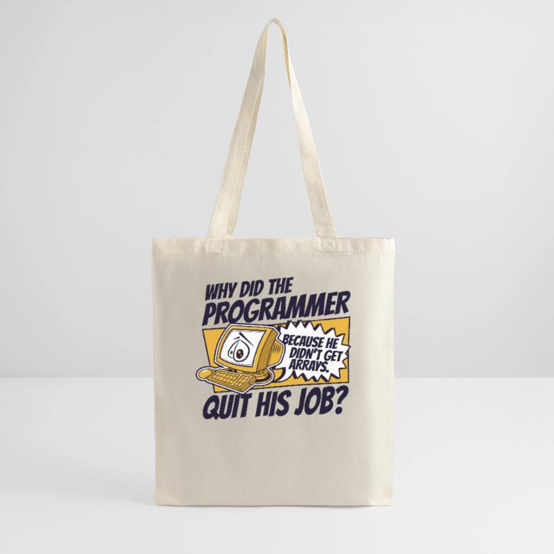 Pourquoi Programmer a-t-il quitté Job Developer Coder Sac en tissu
