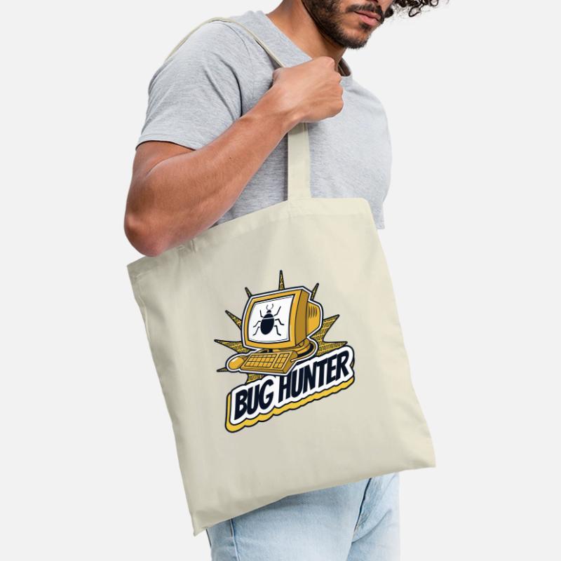 Bug Hunter Software Engineer Developer Coder Tote Bag