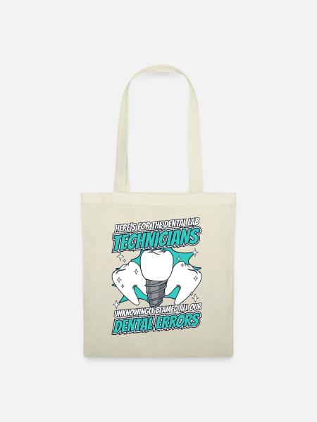 All Our Dental Errors Dentallabor Zahnlabor - Stoffbeutel - Natur