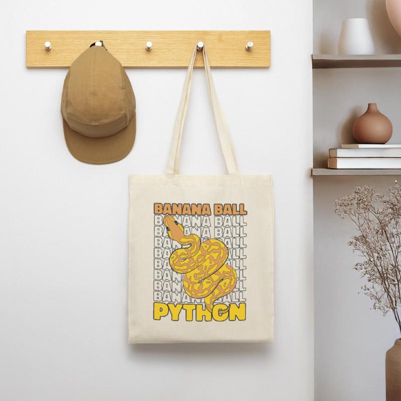 Boule de banane Python Serpent Python Boule de banane Sac en tissu