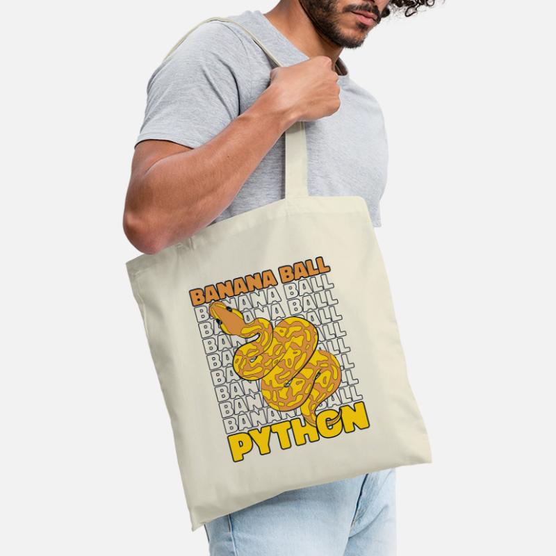 Boule de banane Python Serpent Python Boule de banane Sac en tissu