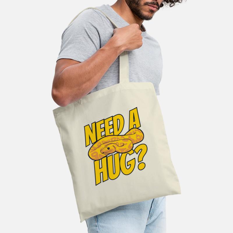 Need A Hug Python Snake Python Breeder Banana Tote Bag